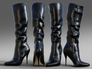 Boots Cristian Dior Modèle 3D