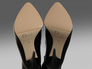 Boots Cristian Dior Modello 3D