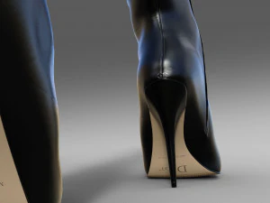 Boots Cristian Dior 3D Model