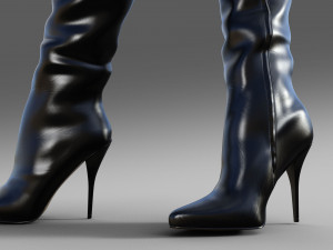 Boots Cristian Dior Modello 3D