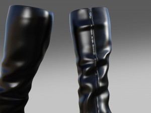 Boots Cristian Dior Modello 3D