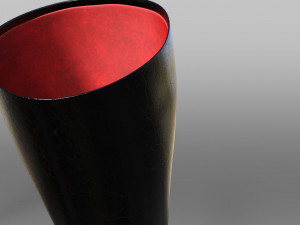 EVA BOOT 120mm Leopard-print satin knee boot 3D Model