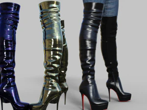 БОТИНКИ Славения 3D Модель