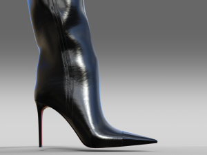 Alexandre Vauthier Boots Alex 105 1 3D मॉडल