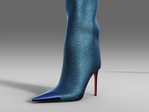 Alexandre Vauthier Boots Alex 105 1 3D Model