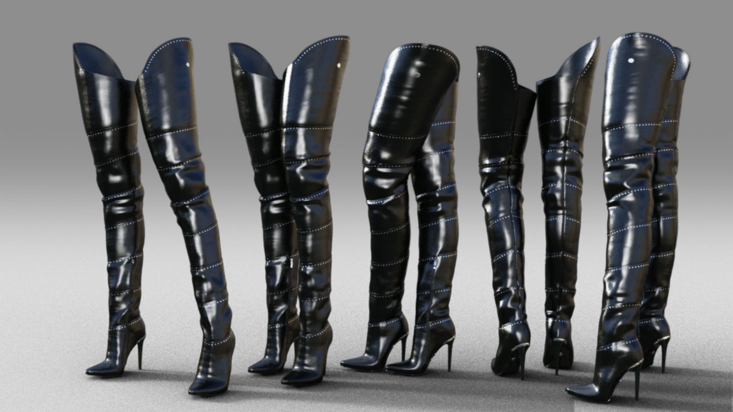Boots Fernando Berlin Model 101 3D in 3DExport