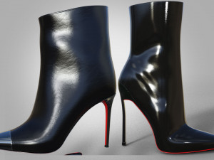 Boots two pairs 3D 模型