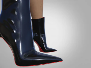 Boots two pairs 3D Model