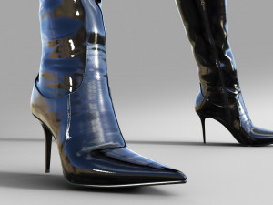 Two pairs of boots Gorgeous CalipsoKAZAR 3D Model