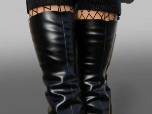 Two pairs of AROLLO boots 3D Model
