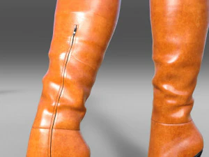 Boots Fernando Berlin 316 Gloves 3D Model
