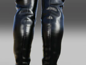 Boots Fernando Berlin 316 Gloves 3D Model
