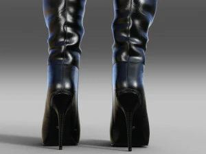 Boots Fernando Berlin 316 Gloves 3D Model