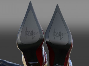 High Boots ICONE Made in italy Modèle 3D
