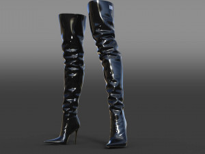 High Boots ICONE Made in italy Modèle 3D