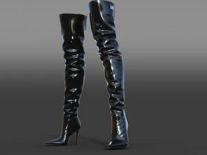 High Boots ICONE Made in italy 3D Model
