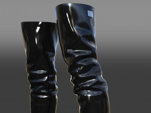 High Boots ICONE Made in italy Modèle 3D