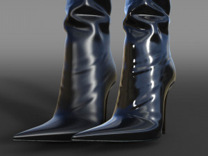 High Boots ICONE Made in italy Modèle 3D