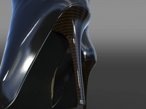 High Boots ICONE Made in italy Modèle 3D