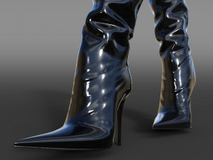 High Boots ICONE Made in italy Modèle 3D