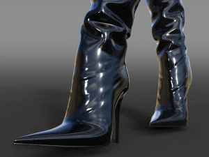 High Boots ICONE Made in italy 3D Model