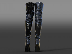 High Boots ICONE Made in italy Modèle 3D