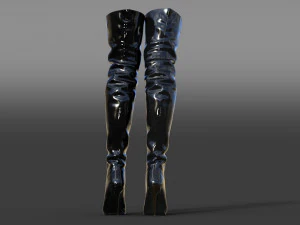 High Boots ICONE Made in italy 3D Model