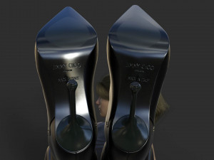 BOOTS JIMMY CHOO 3 Model 3D