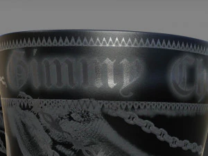 JimmyChoo Jean Paul Gaultier Over The Knee Boot 90 3D Model