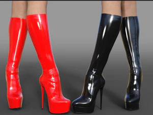 КОЛЛЕКЦИЯ ТРИ ПАРЫ БОТИНОК 3D Модель