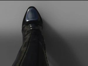 THREE PAIRS OF BOOTS COLLECTION 3D Model