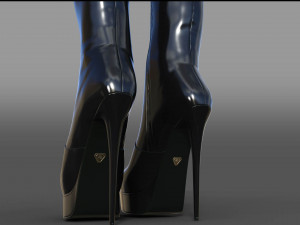 THREE PAIRS OF BOOTS COLLECTION Model 3D