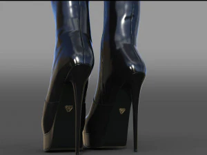 THREE PAIRS OF BOOTS COLLECTION 3D Model