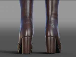 THREE PAIRS OF BOOTS COLLECTION Model 3D