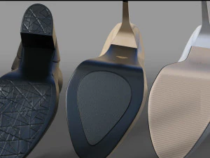 THREE PAIRS OF BOOTS COLLECTION 3D Model