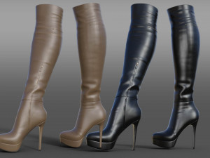 HIGH BOOTS 1 3D 模型