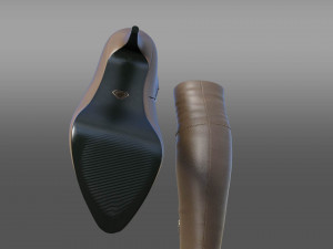 HIGH BOOTS 1 3Dモデル