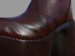 Platform Shoes 3D Model