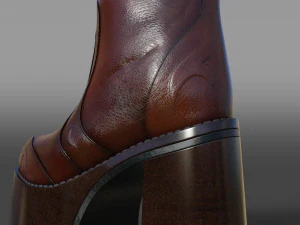 Platform Shoes 3D Model