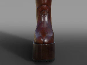 Platform Shoes 3D Model