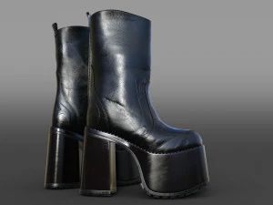 Platform Shoes 3D Model