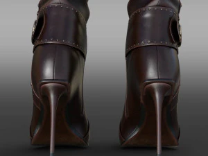 BOOTS GIANMARCO LORENZI two pairs 3D Model