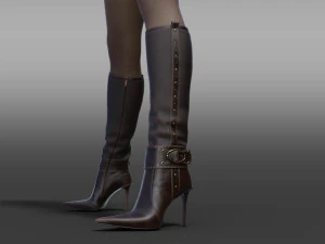 BOOTS GIANMARCO LORENZI two pairs 3D Model