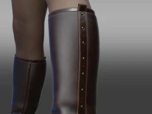 BOOTS GIANMARCO LORENZI two pairs 3D Model