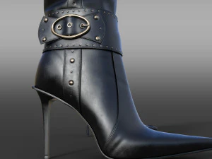BOOTS GIANMARCO LORENZI two pairs 3D Model