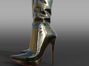 BOOTS GIANMARCO LORENZI two pairs 3D Model