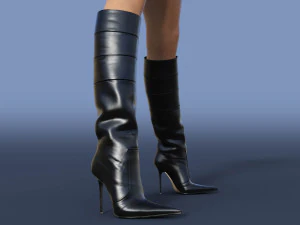 GIANMARCO LORENZI Boots Two Pairs 2 3D Model