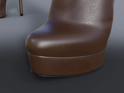 GIANMARCO LORENZI Boots Two Pairs 3 3D Model