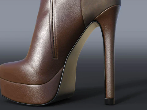 GIANMARCO LORENZI Boots Two Pairs 3 3D Model