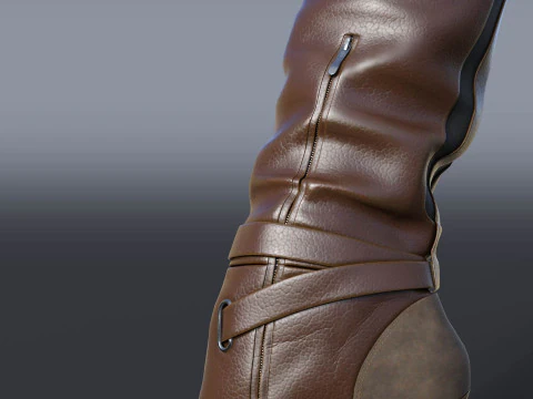 GIANMARCO LORENZI Boots Two Pairs 3 3D Model